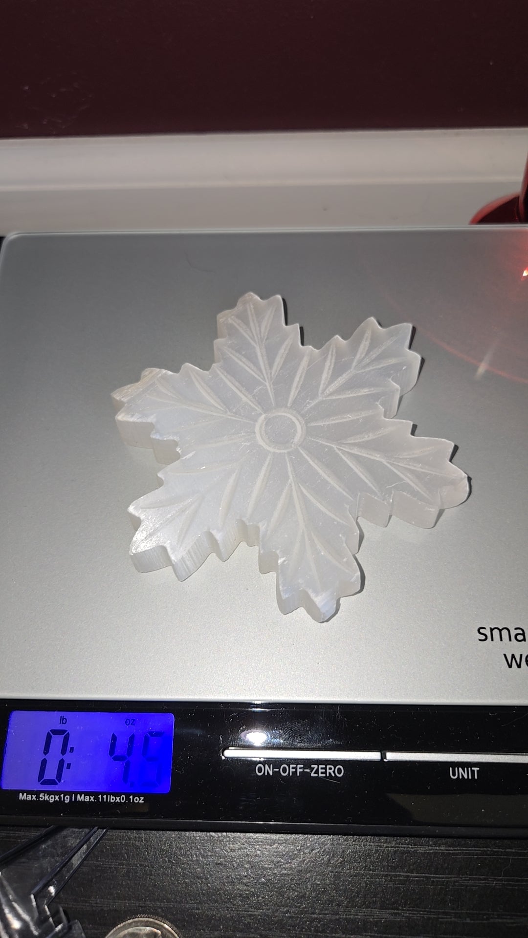 Selenite snowflake
