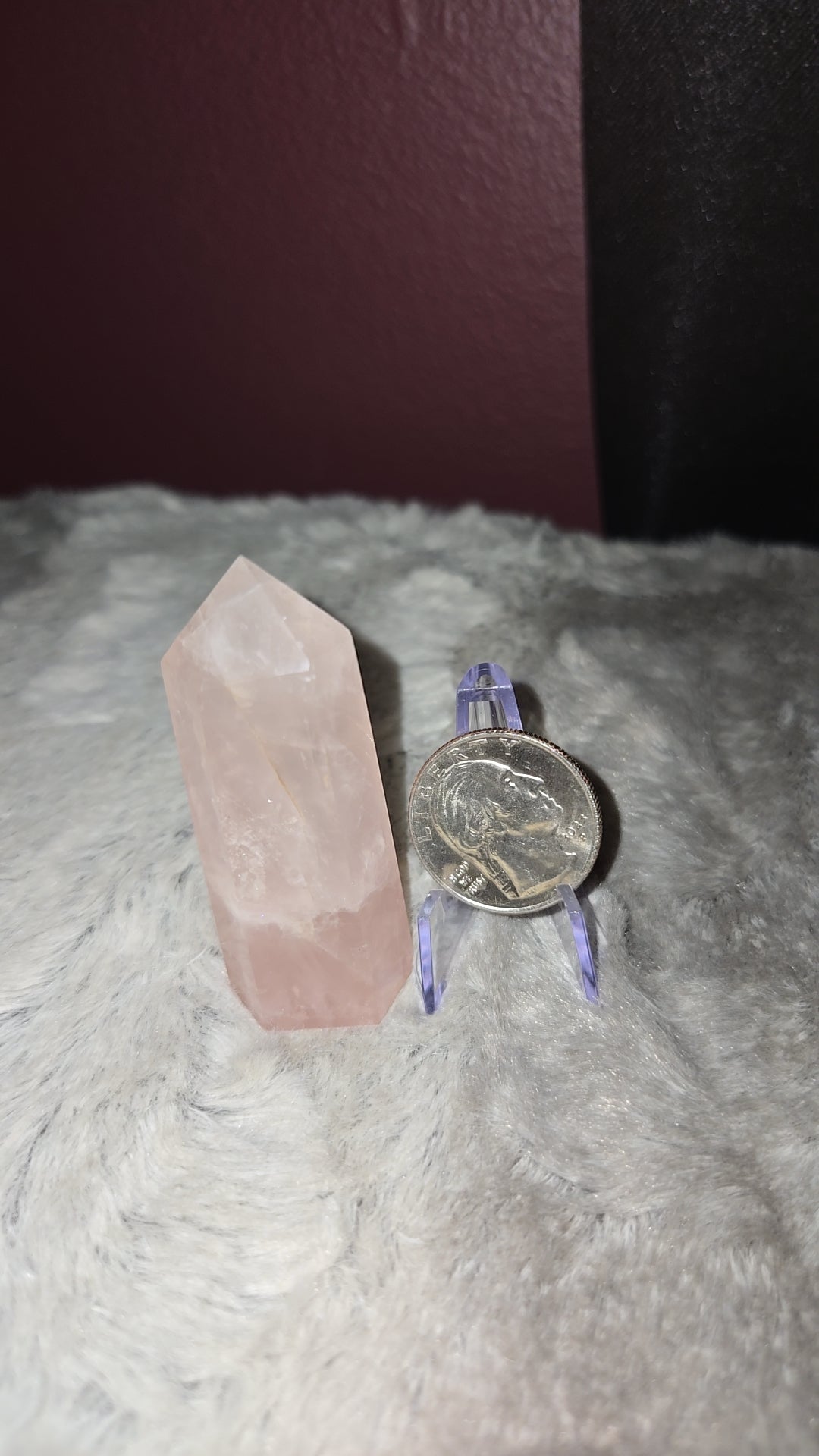 Baby Towers( flower agate and rose quartz)