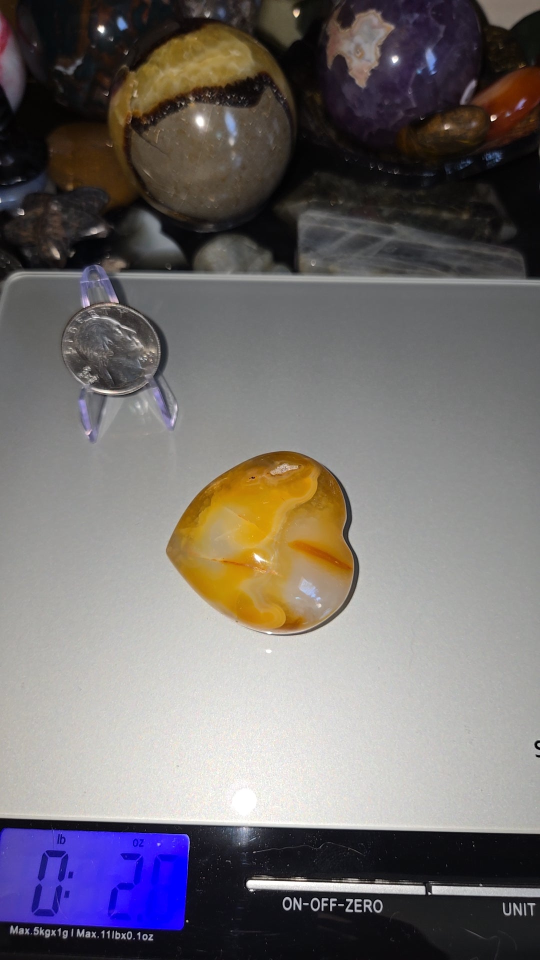 Agate heart