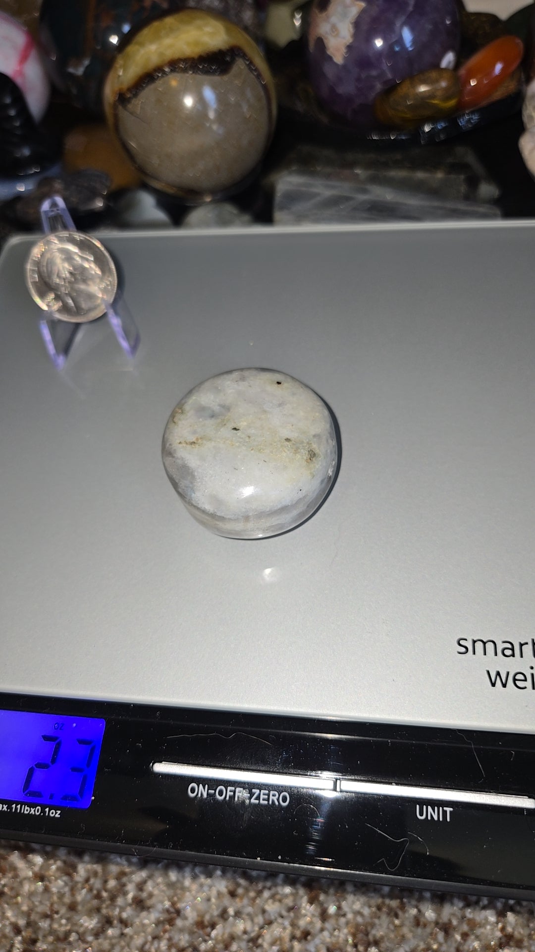 HQ Labradorite Coin
