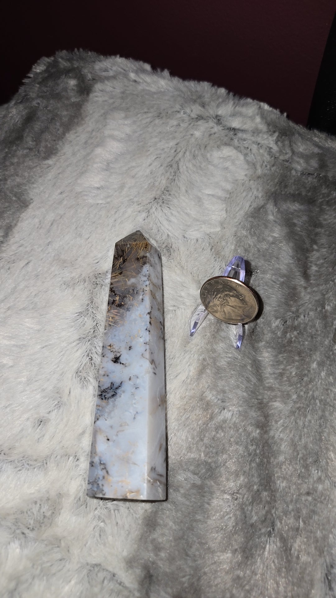 Rutile quartz Tower