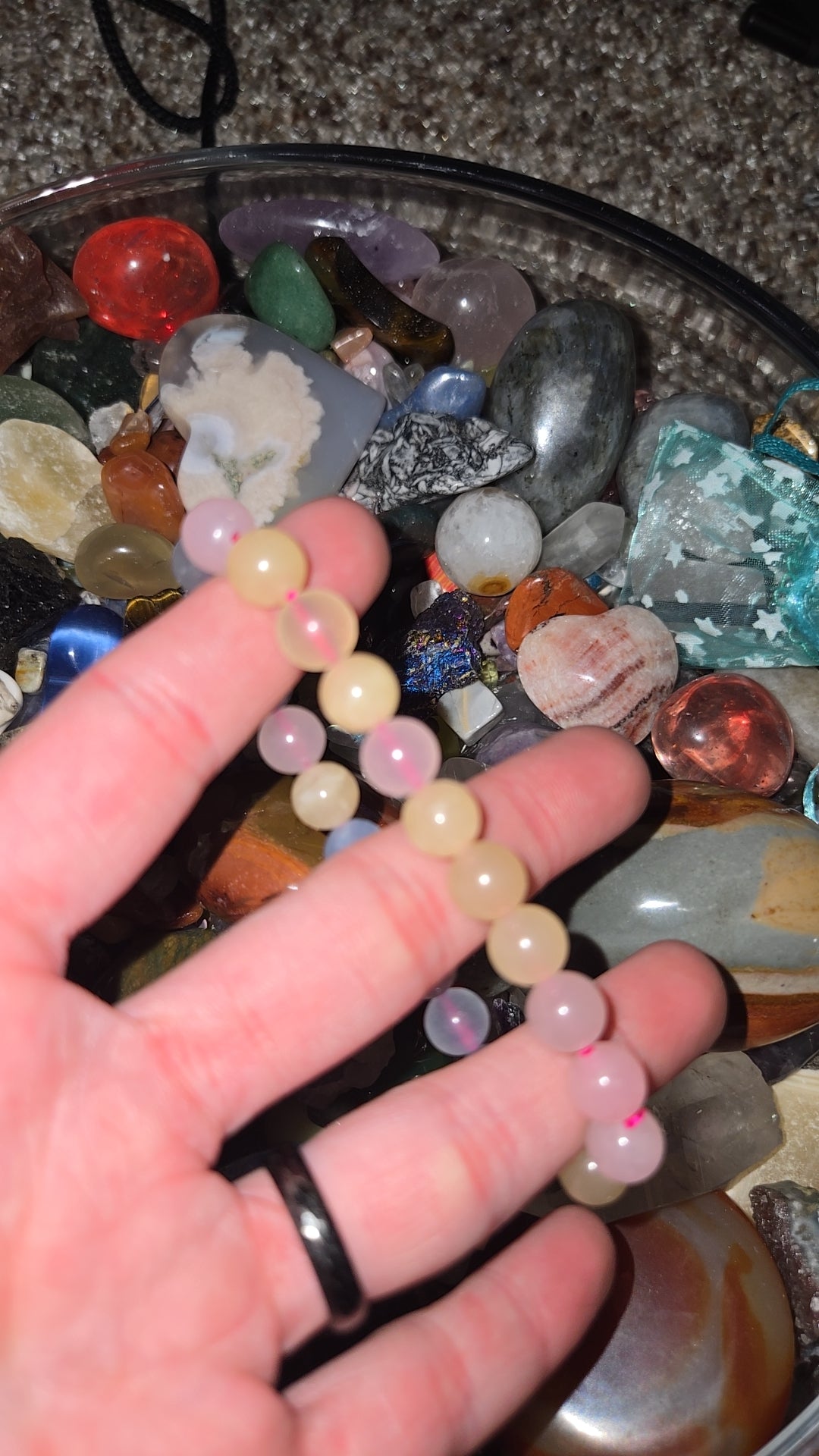 Morganite bracelet