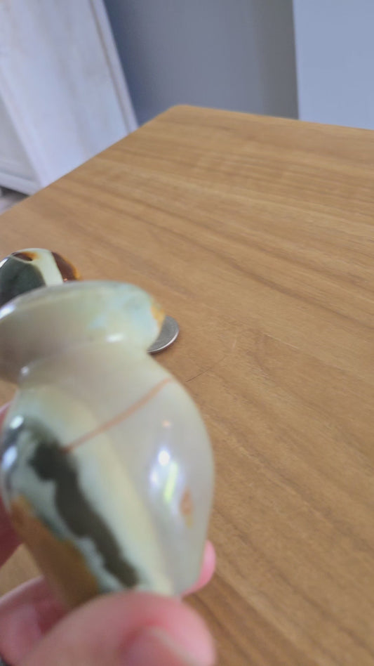 Polychrome Jasper Mushroom #1