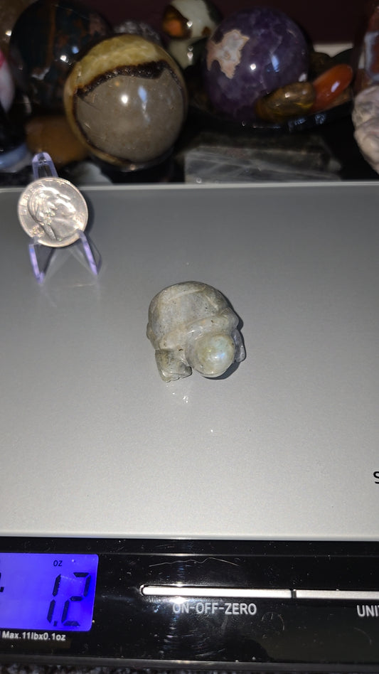HQ Labradorite turtle carving