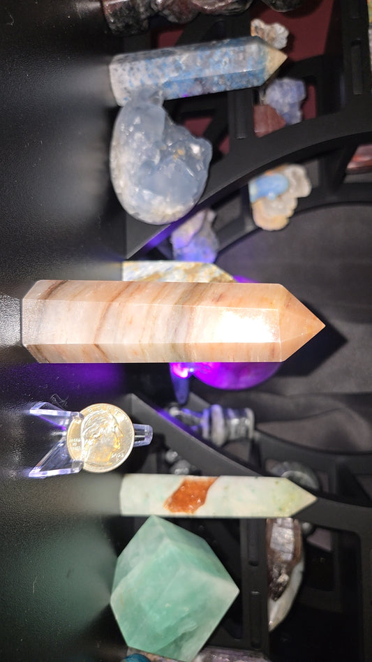 Honey Calcite Tower #3