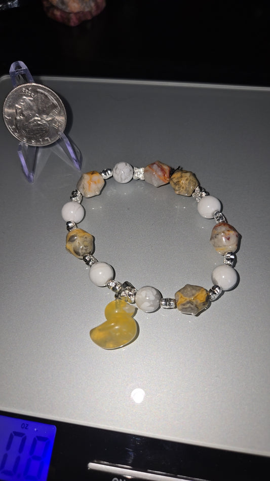 Mexican crazy lace w/ ducky charm