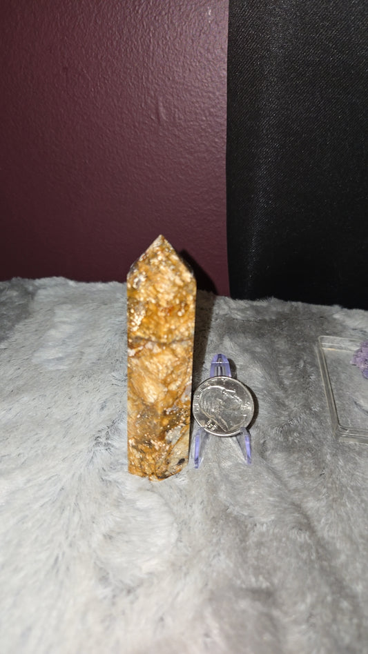 Petrified wood tower