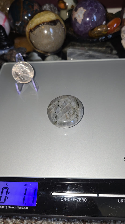 HQ Moonstone coin/tumble