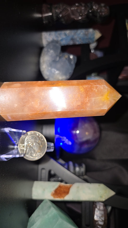 Honey Calcite Tower #2