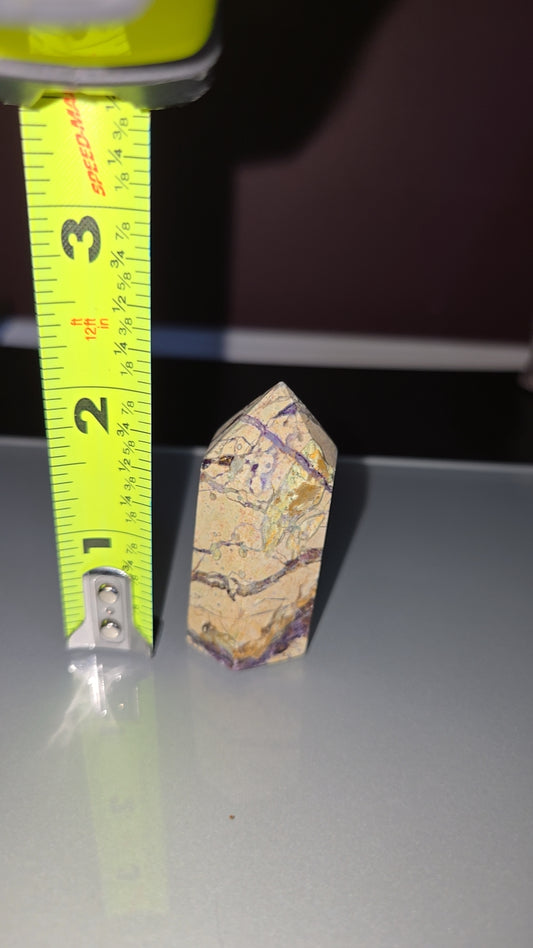 Picture Jasper w/amythest inclusions