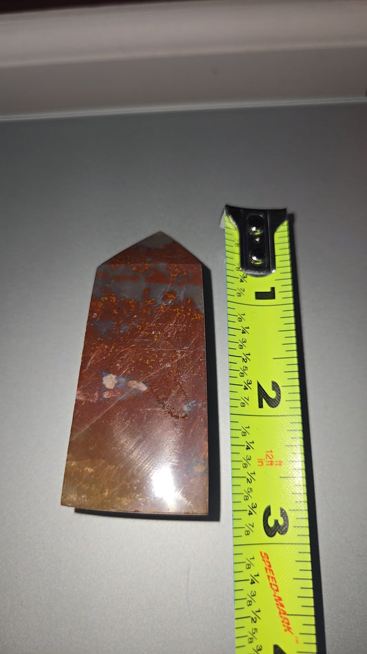 Ocean Jasper  Tower w/ cotton candy Agate inclusions